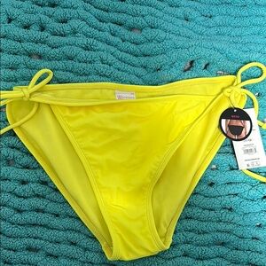 New Bright Yellow Bikini Bottoms